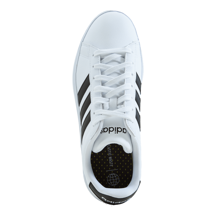 Grand Court Cloudfoam Comfort Shoes Cloud White / Core Black / Cloud White