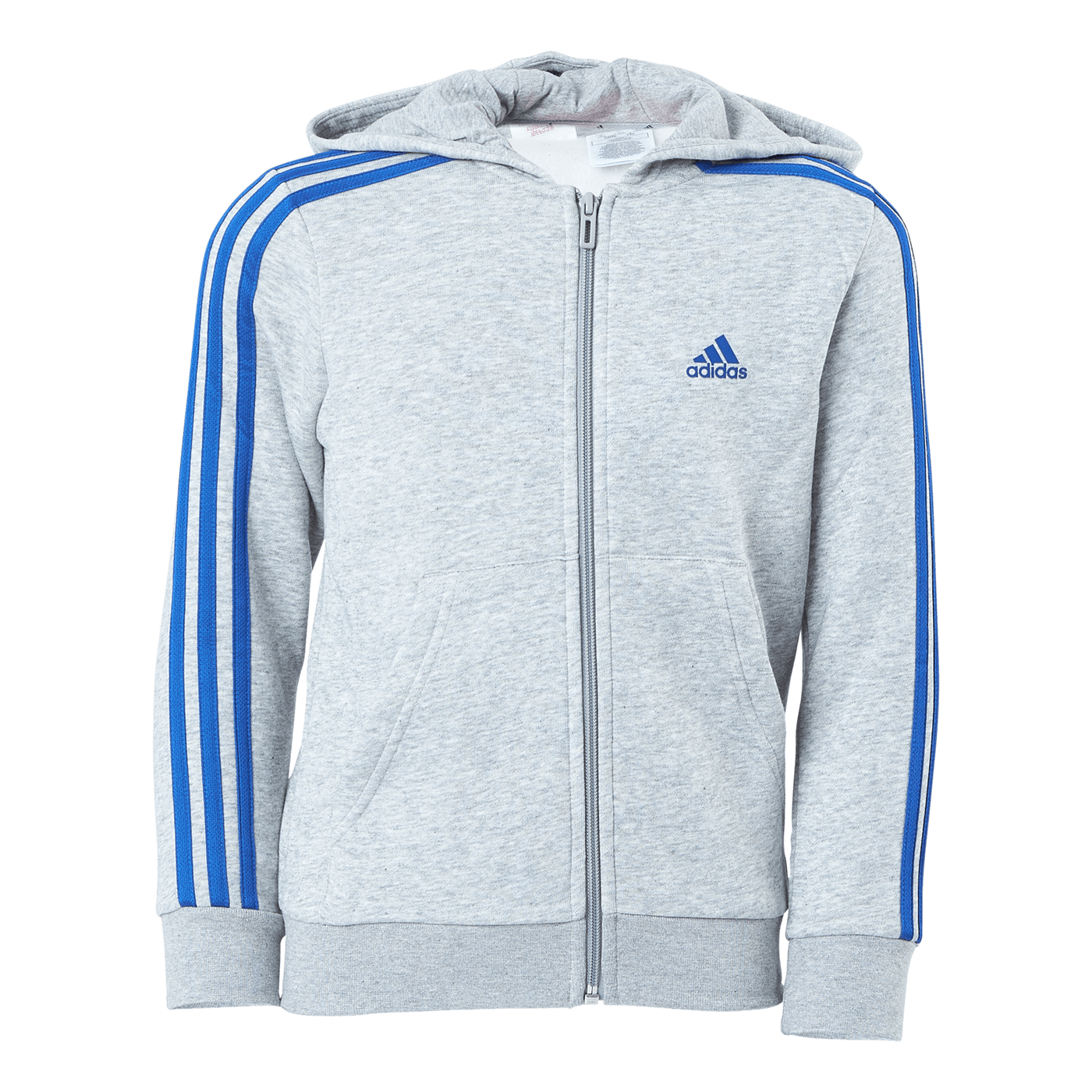 Grey Three Stripe Hoodie Pullover Hoodie Adidas Three Stripe