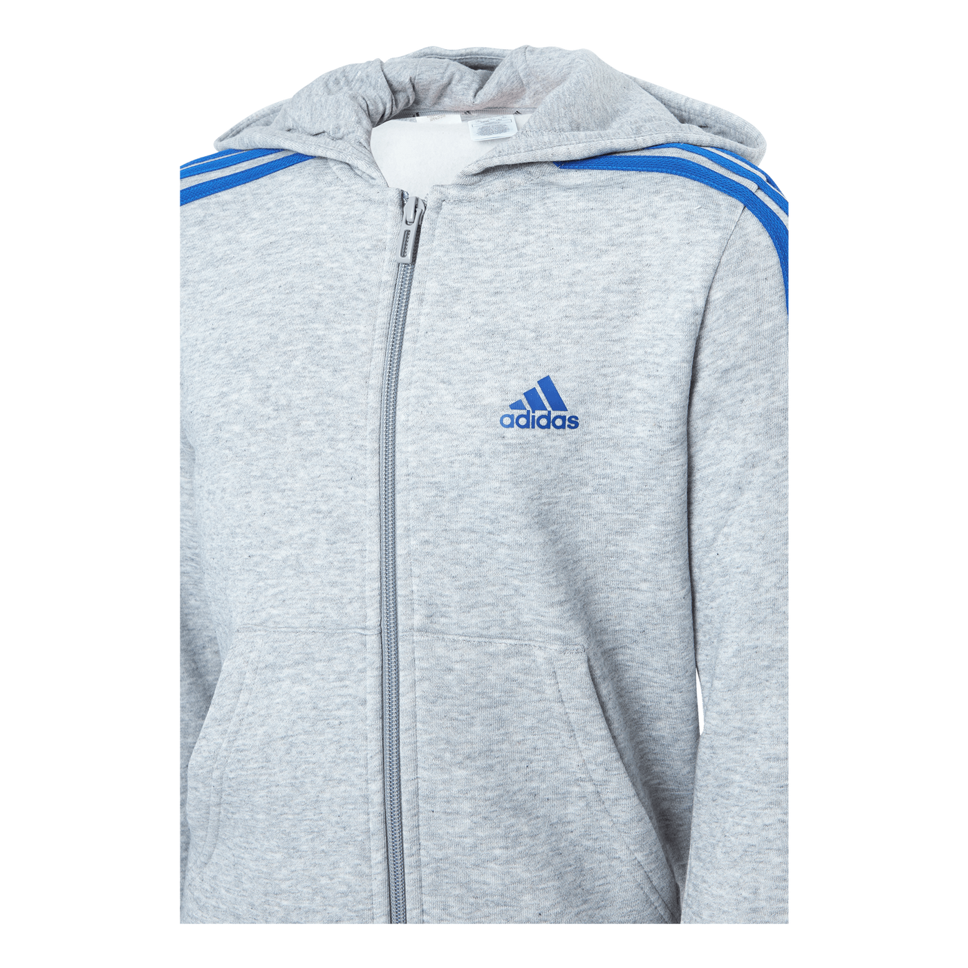 Essentials 3-Stripes Hoodie Medium Grey Heather