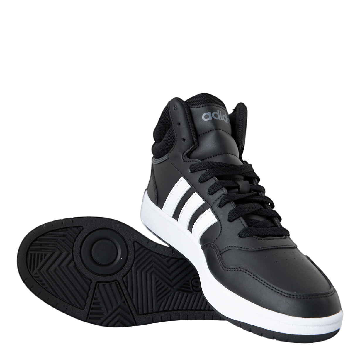 Hoops 3.0 Mid Classic Vintage Shoes Core Black