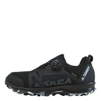 Terrex Agravic Boa RAIN.RDY Hiking Shoes Core Black / Cloud White / Grey Three