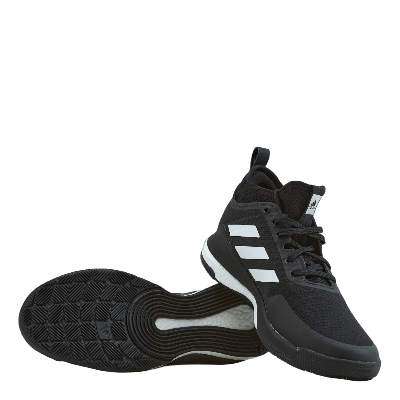 CrazyFlight Mid Volleyball Shoes Core Black / Cloud White / Core Black