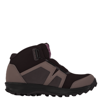 Terrex Agravic Boa Mid RAIN.RDY Hiking Shoes Shadow Maroon / Matt Purple Met. / Wonder Red