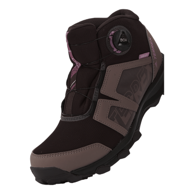 Terrex Agravic Boa Mid RAIN.RDY Hiking Shoes Shadow Maroon / Matt Purple Met. / Wonder Red