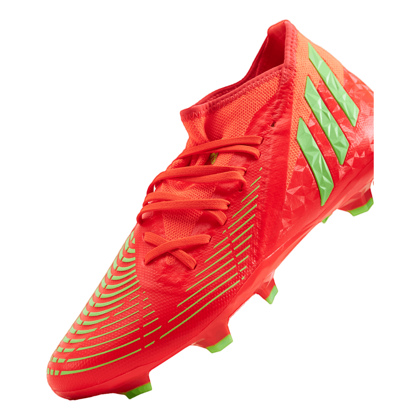 Predator Edge.3 Firm Ground Boots Solar Red / Team Solar Green / Core Black