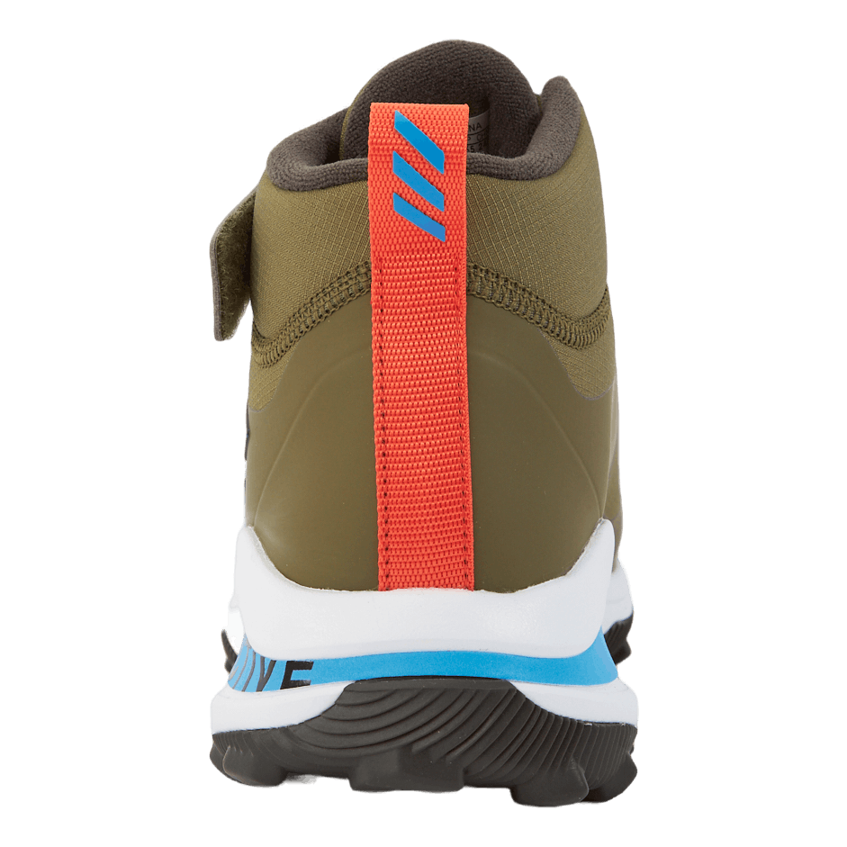 Fortarun All Terrain Cloudfoam Sport Running Elastic Lace and Top Strap Shoes Focus Olive / Pulse Blue / Shadow Olive