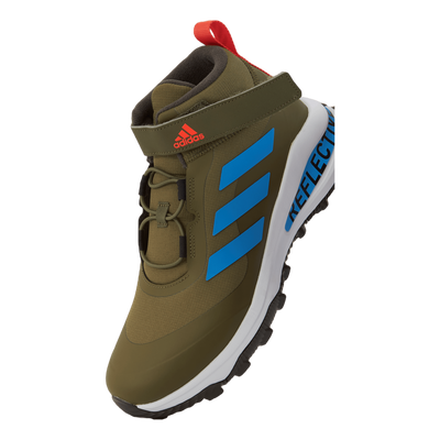 Fortarun All Terrain Cloudfoam Sport Running Elastic Lace and Top Strap Shoes Focus Olive / Pulse Blue / Shadow Olive