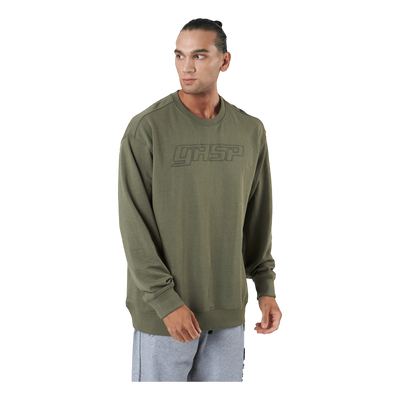 Division Crewneck Washed Green