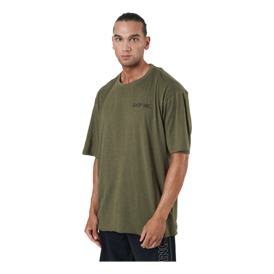 Division Iron Tee Army Green Melange