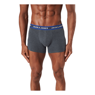 Jacoliver Trunks 5 Pack Noos Dark Grey Melange