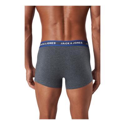 Jacoliver Trunks 5 Pack Noos Dark Grey Melange