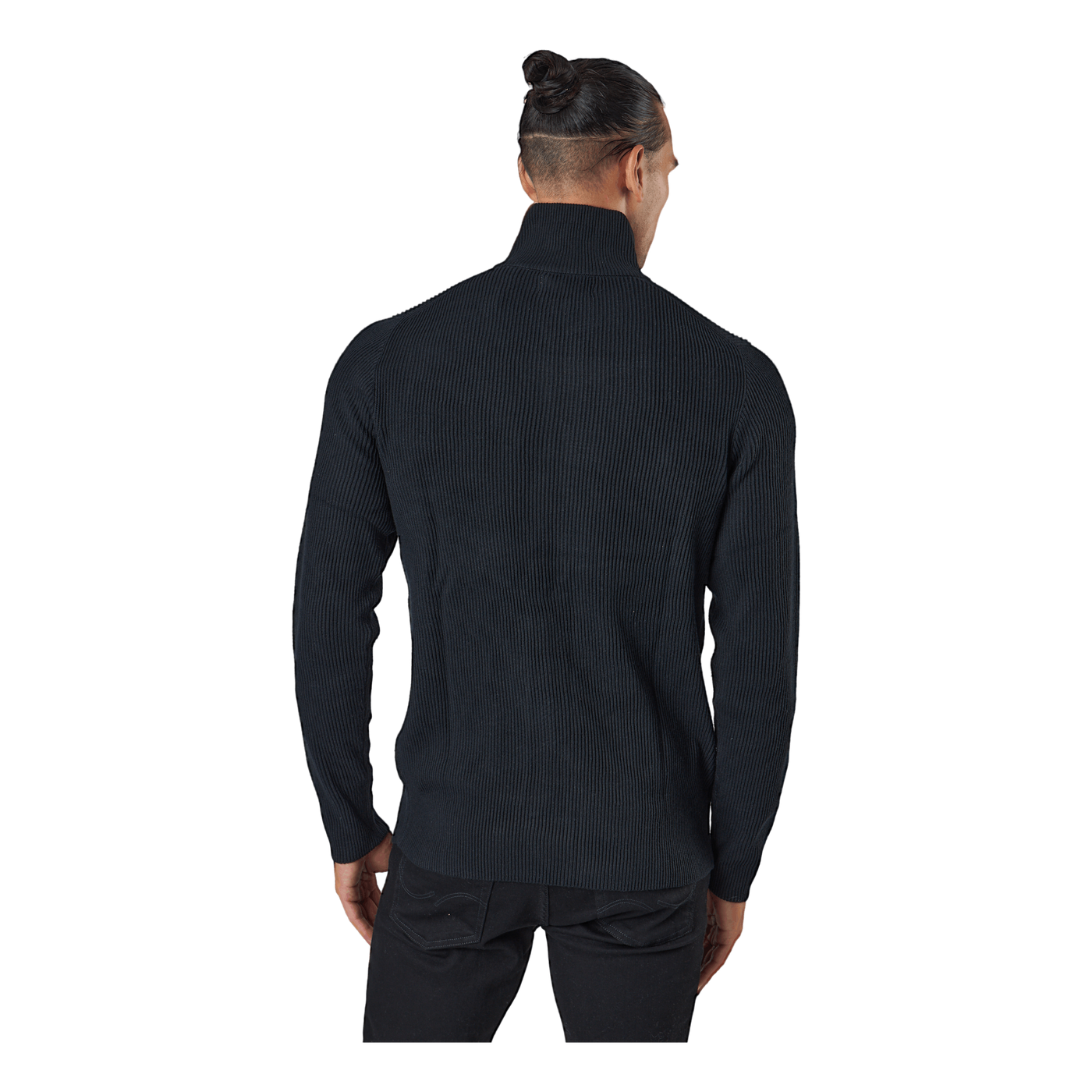 Jprperfect Knit Zip Cardigan Black