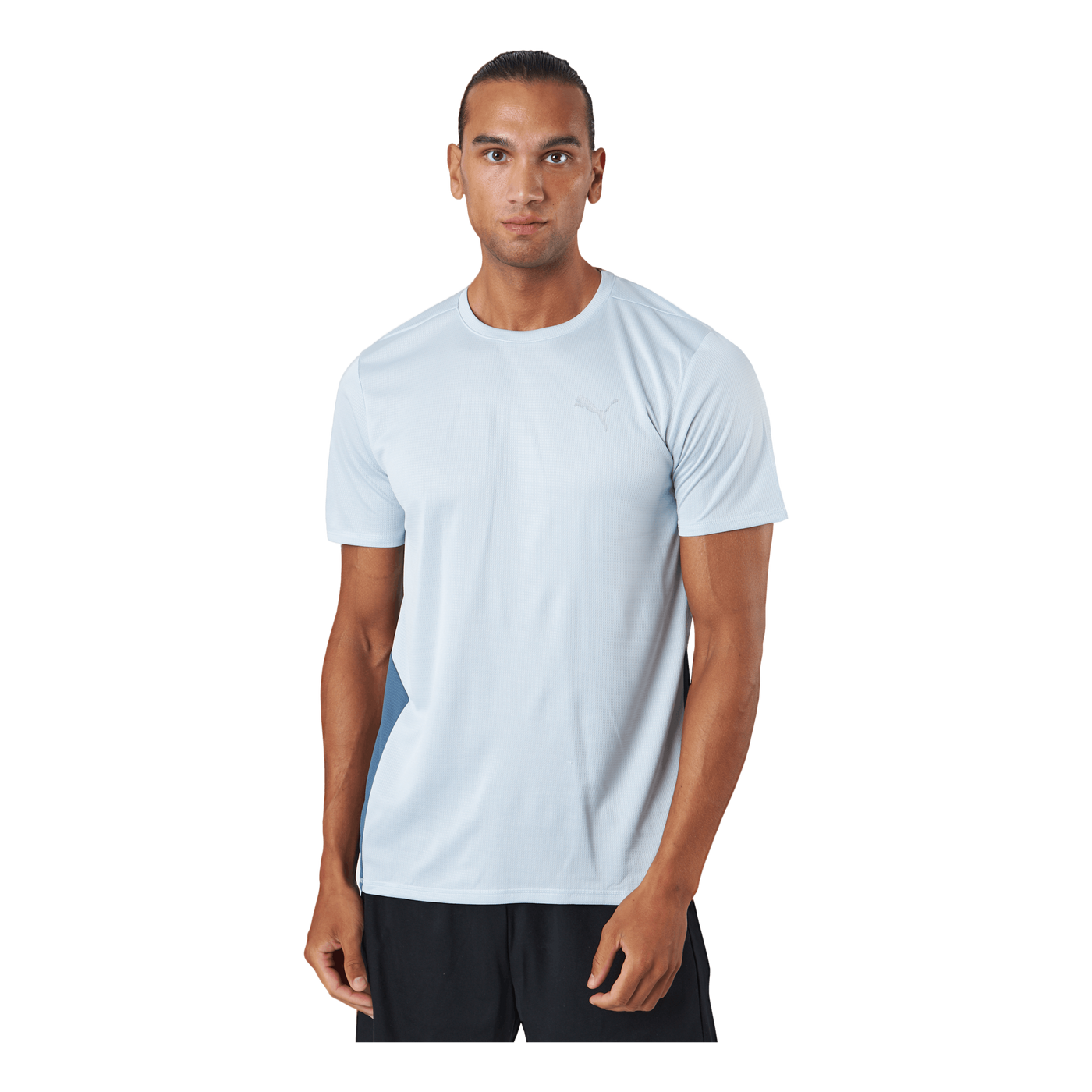 Run Favorite Ss Tee Platinum Grey-sky Evening