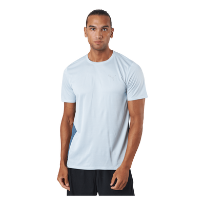 Run Favorite Ss Tee Platinum Grey-sky Evening