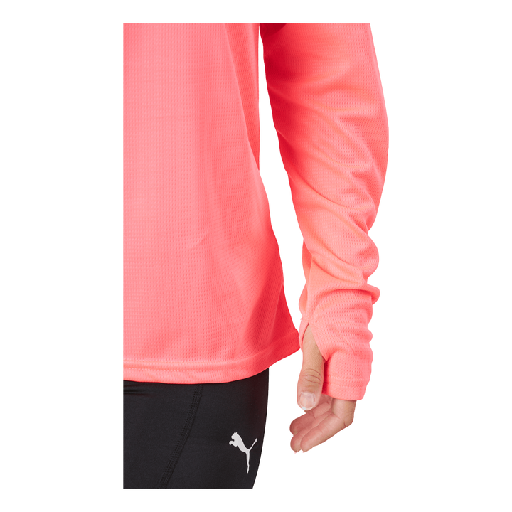 Run Favorite Ls Tee W Sunset Glow