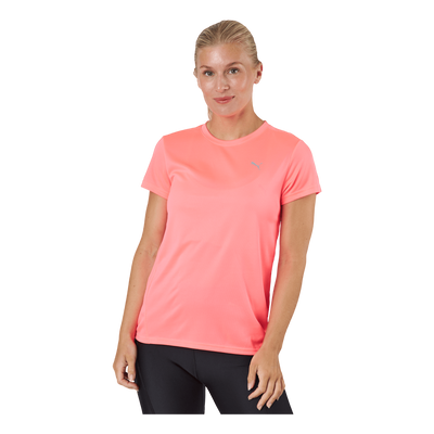 Run Favorite Ss Tee W Sunset Glow