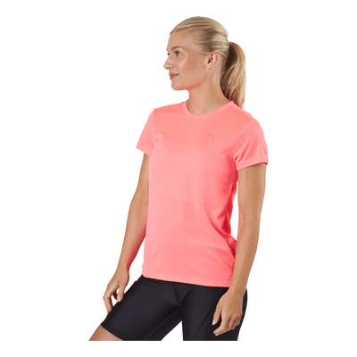 Run Favorite Ss Tee W Sunset Glow