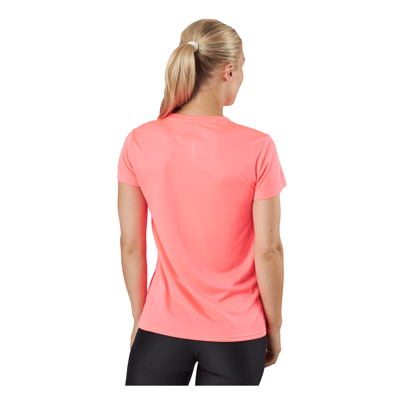 Run Favorite Ss Tee W Sunset Glow