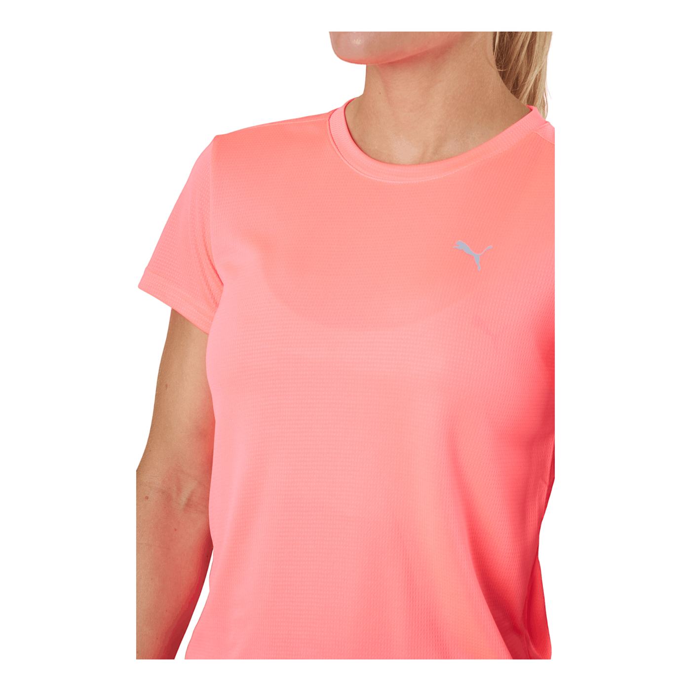 Run Favorite Ss Tee W Sunset Glow