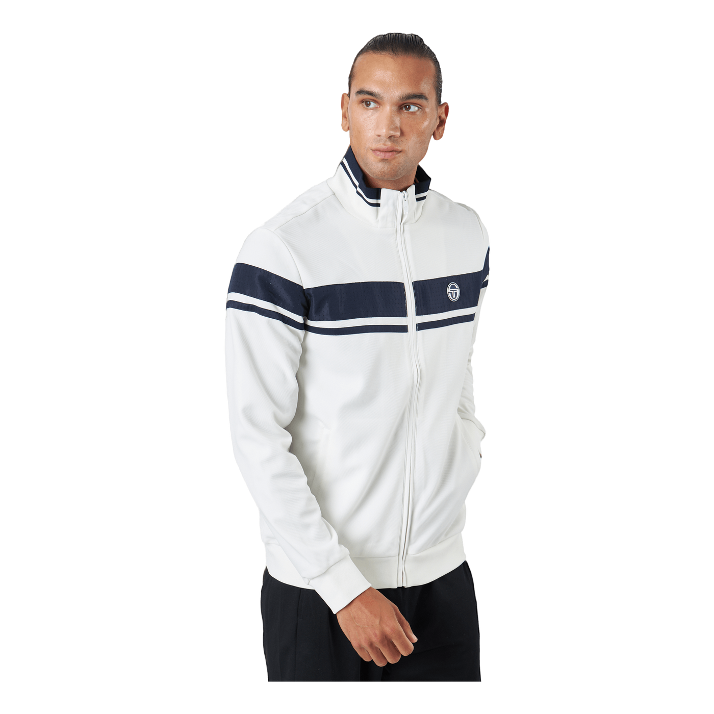Track Jacket Young Line Blanc De Blanc/night Sky