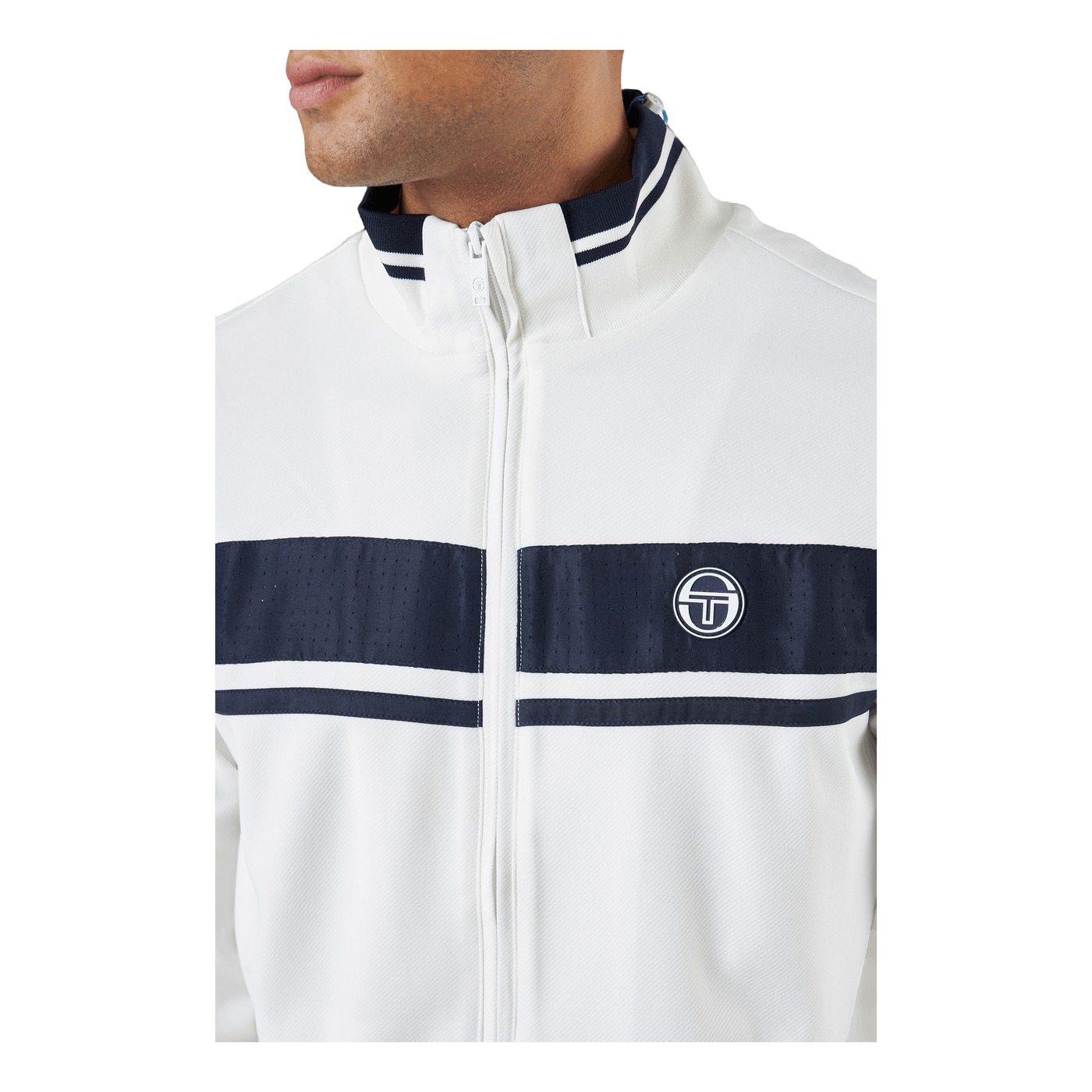 Track Jacket Young Line Blanc De Blanc/night Sky