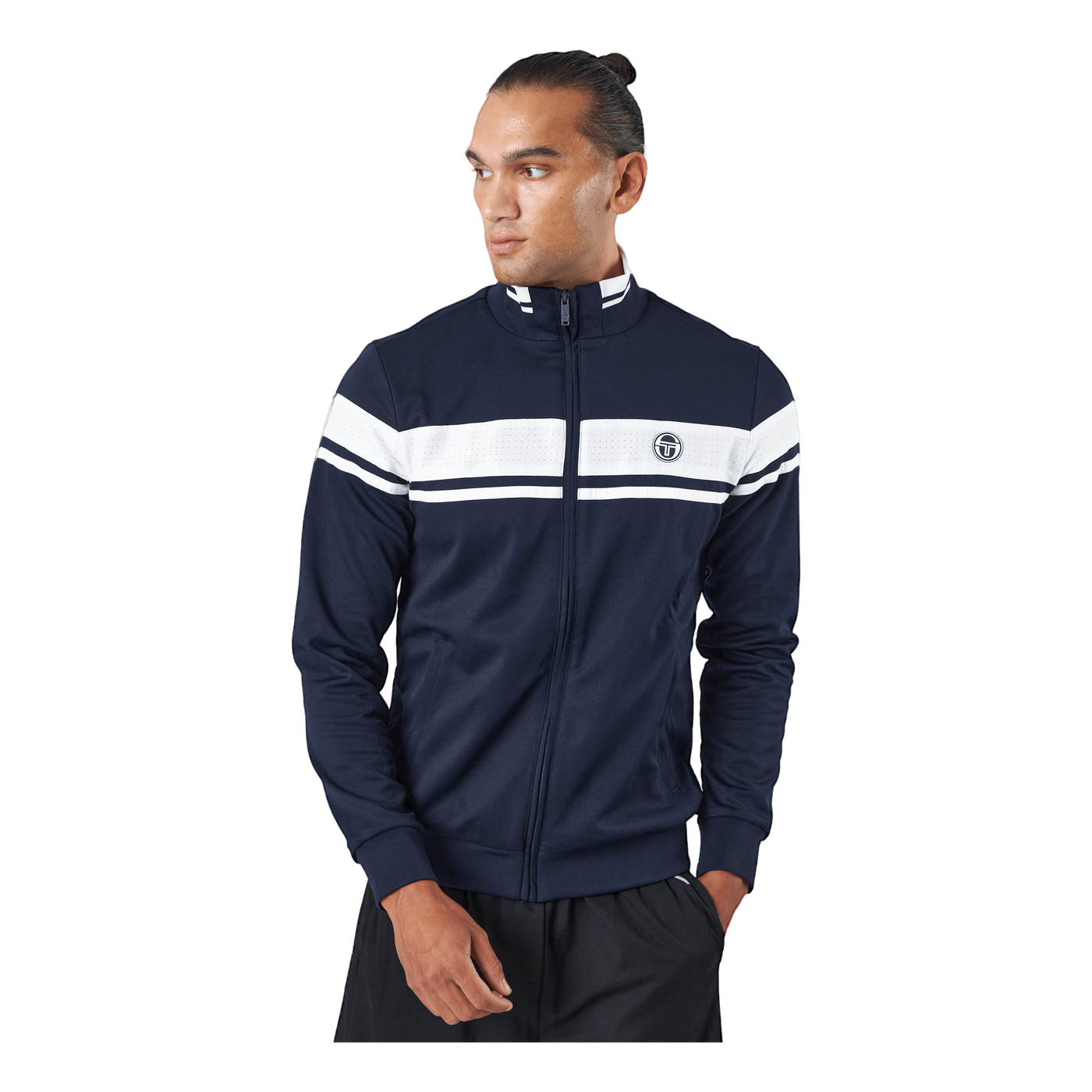 Track Jacket Young Line Night Sky/blanc De Blanc