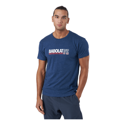 T-shirt Exercise Vintage Blue