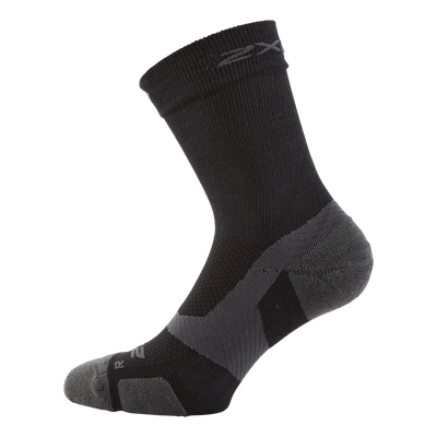 Vectr Merino L.cush Crew Sock Black/titanium