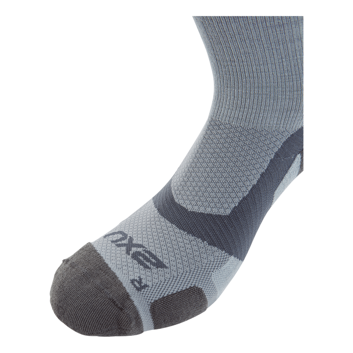 Vectr Merino L.cush Crew Sock Grey/grey