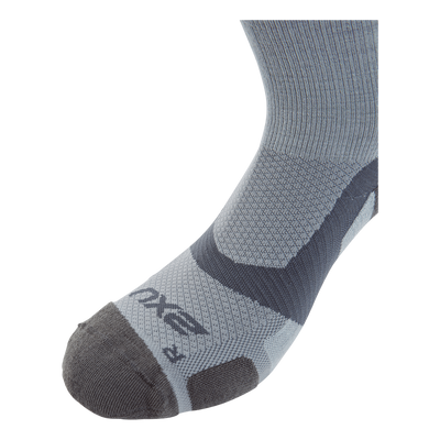 Vectr Merino L.cush Crew Sock Grey/grey