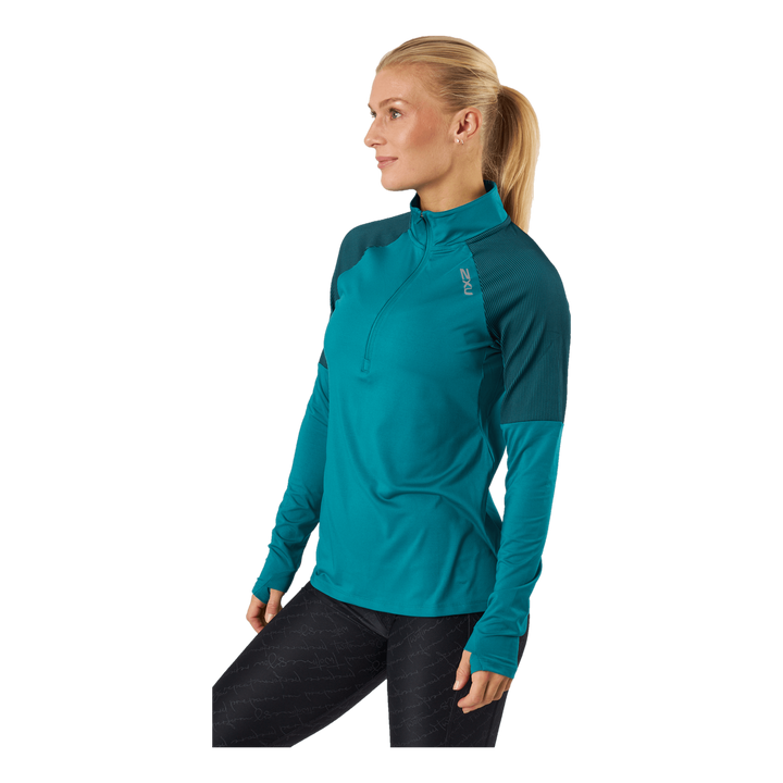 Light Speed 1/2 Zip Jade/silver Reflective