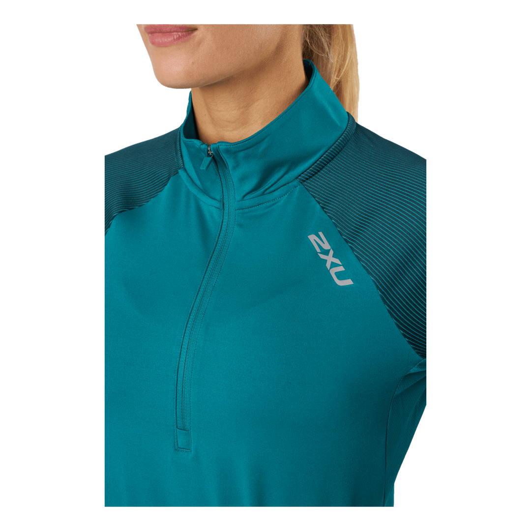 Light Speed 1/2 Zip Jade/silver Reflective