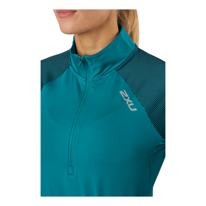 Light Speed 1/2 Zip Jade/silver Reflective