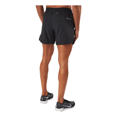 Aero 5 Inch Shorts Black/silver Reflective