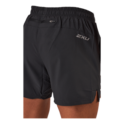 Aero 5 Inch Shorts Black/silver Reflective