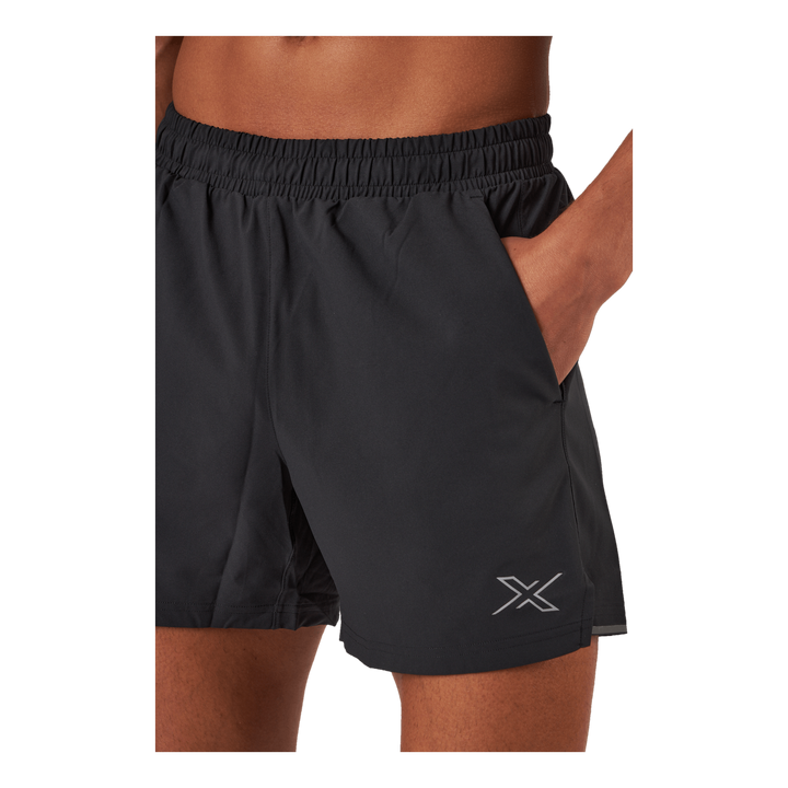 Aero 5 Inch Shorts Black/silver Reflective