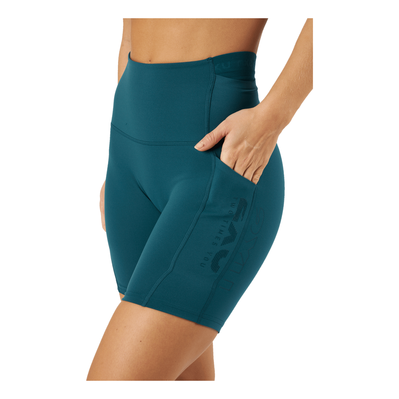 Form Stash Hi-rise Bike Short Deep Jade/deep Jade