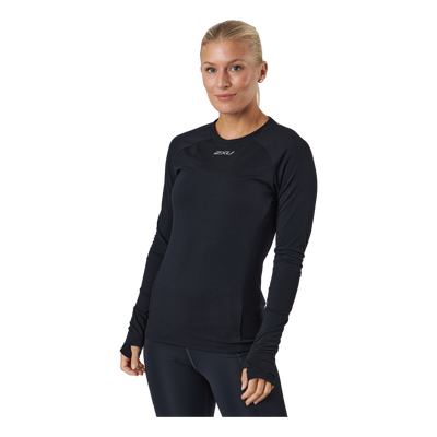 Ignition Base Layer L/s Black/silver Reflective