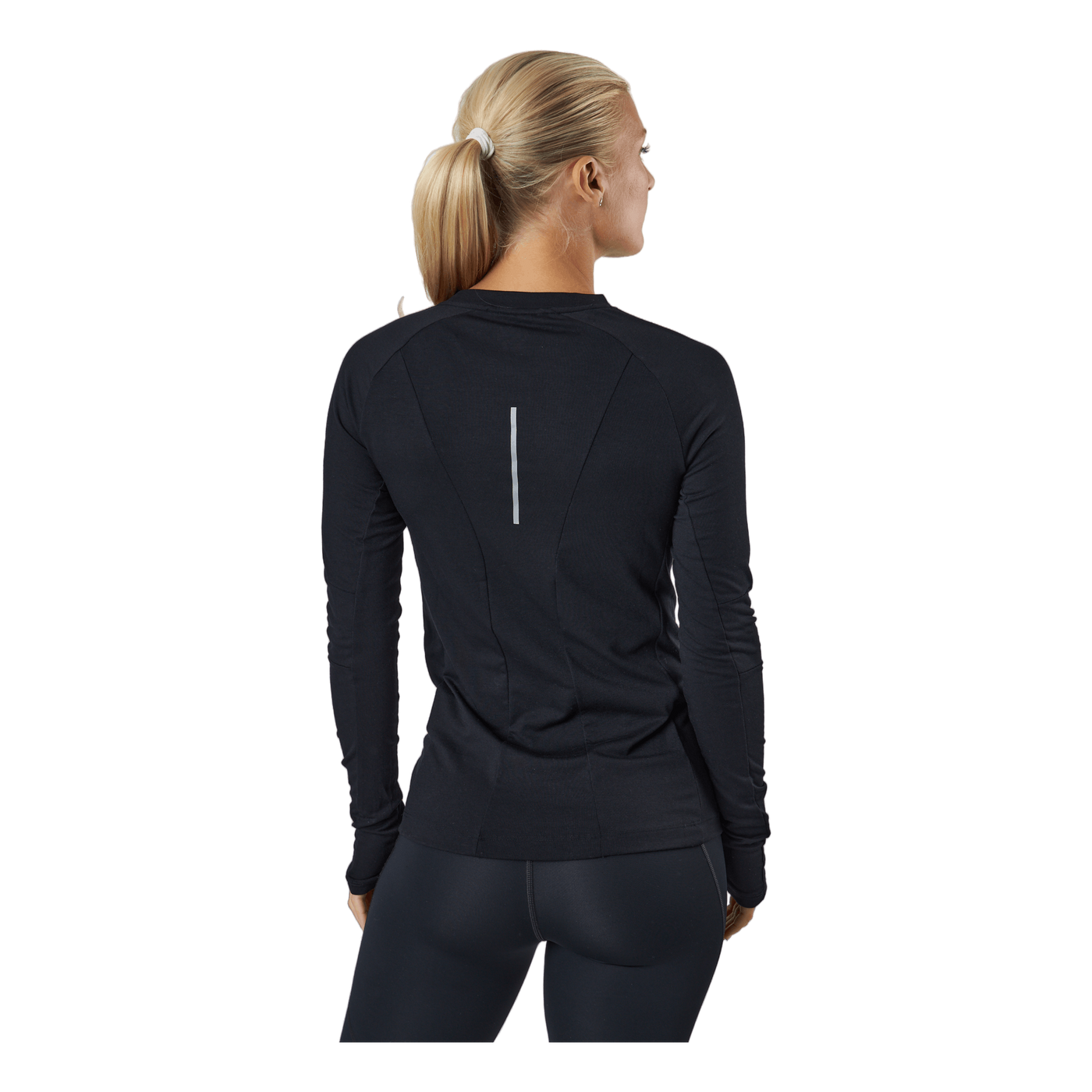 Ignition Base Layer L/s Black/silver Reflective