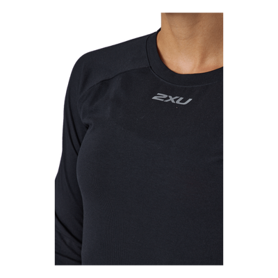 Ignition Base Layer L/s Black/silver Reflective