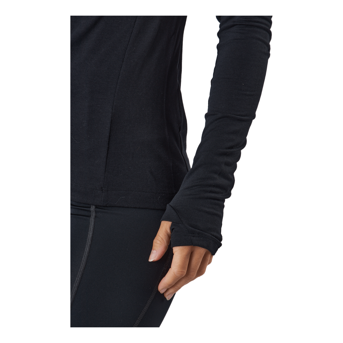 Ignition Base Layer L/s Black/silver Reflective