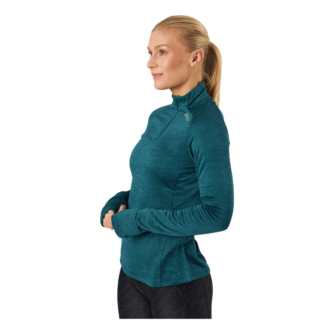 Ignition 1/4 Zip Deep Jade/silver Reflective
