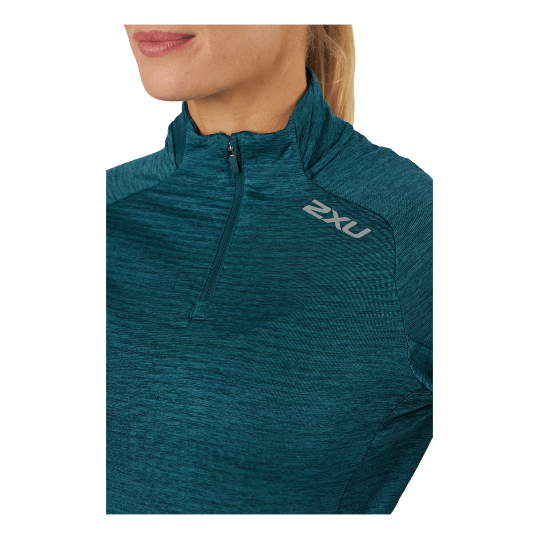 Ignition 1/4 Zip Deep Jade/silver Reflective