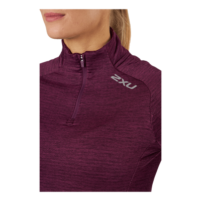 Ignition 1/4 Zip Beet/silver Reflective