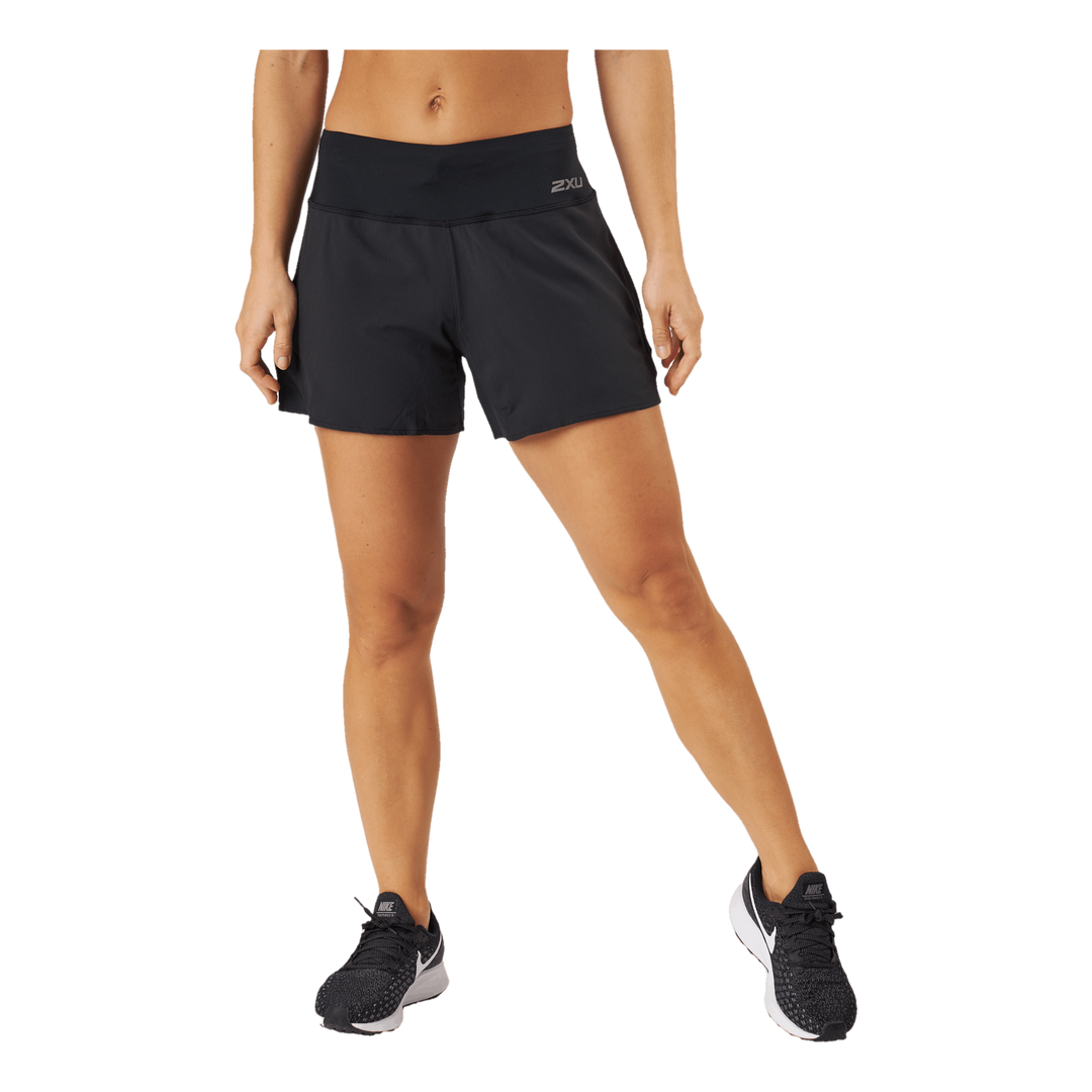 Aero 5 Inch Shorts Black/silver Reflective