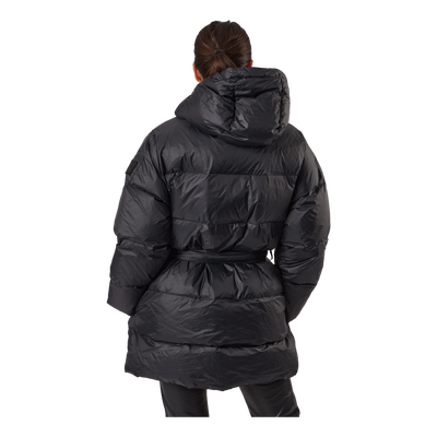 Mid Length Beltet Coat Black