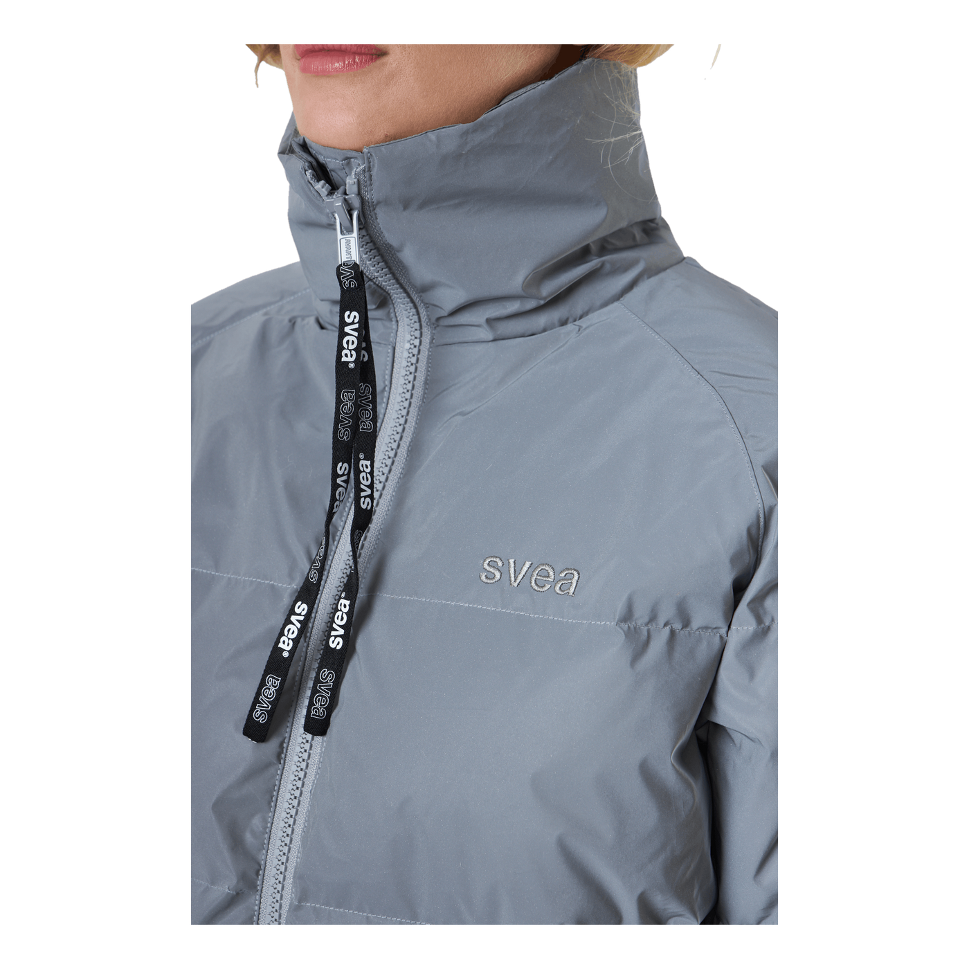 Volume Puffer Jacket Silver Reflex