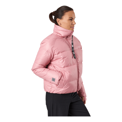 Volume Puffer Jacket Pink Edge