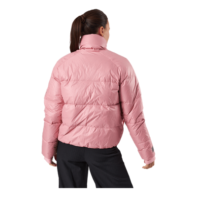 Volume Puffer Jacket Pink Edge