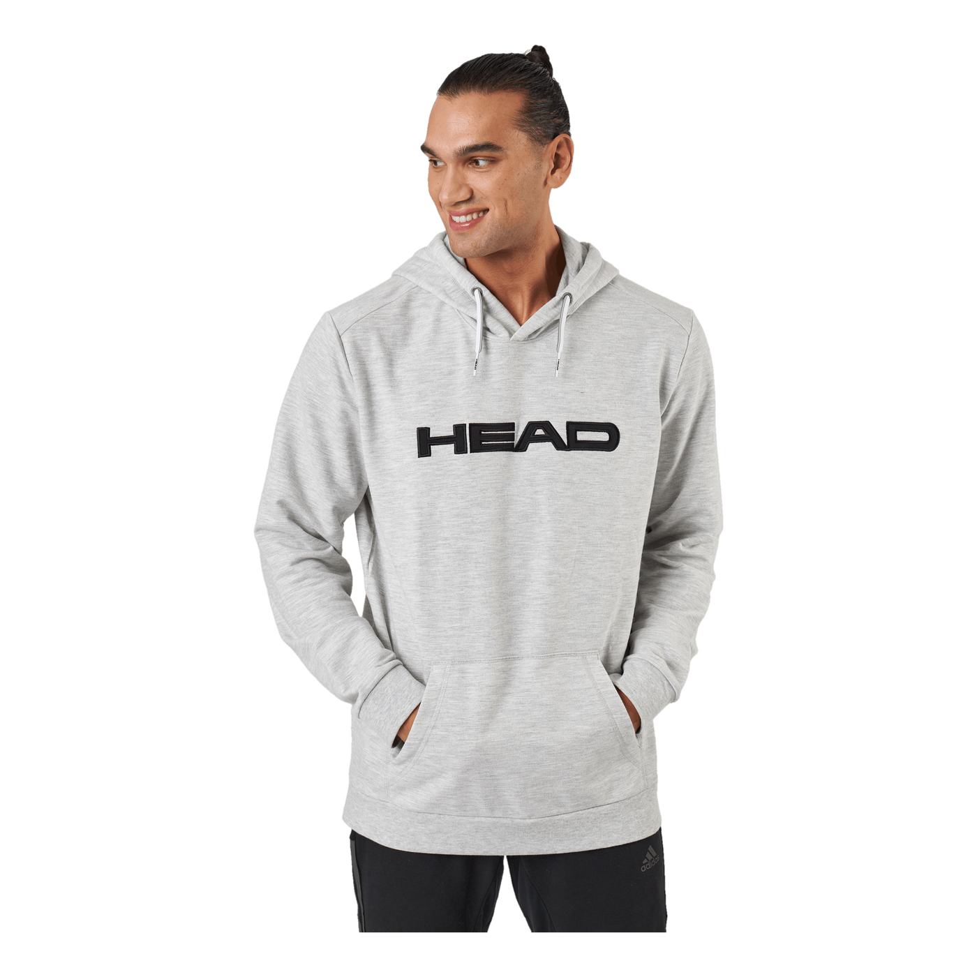 Club Byron Hoodie Men Grey Melange